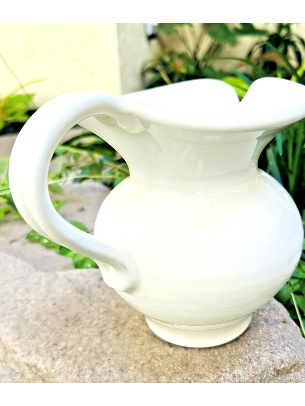 Vintage Goldsmith Synergy Designs Hungary Ceramic Pitcher European Vase Pottery